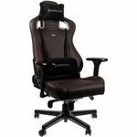 noblechairs EPIC Gaming Chair - PU Hybrid Leather - Java Edition - Up to 120kg Users - Lumbar Support - Ergonomic - Pillows included - Home Office Chair - Computer Desk Chair