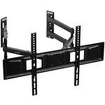 VIVO Corner TV Wall Mount for 37 to 70 inch LCD LED Plasma Flat Screens, Full Motion Articulating Bracket, VESA up to 600x400, MOUNT-CR70C