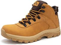 CC-Los Snow Boots for Men Winter Hiking Boots Work Boots Lightweight & All Day Comfort Wheat Size 6.5-13, Wheat, 8/8.5 UK