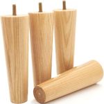 Ash Wood Furniture Legs - Premium M