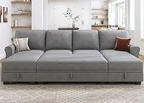 HONBAY Convertible Sectional Sofa S