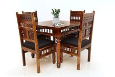 BN Furniture Solid Sheesham Wood Dining Table with Chair || Dining Table Set || Dinner Table for Dining Room Living Room Home and Office Furniture || Dining Room Furniture (Traditional 30)