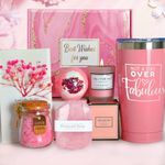 DiliDala Birthday Gifts Set for Women, Unique Gift Baskets for Her, Gift Set for Best Friends Female, Get Well Soon Gift, Tumbler Cup, Cheer Up Box Teacher Appreciation Gifts