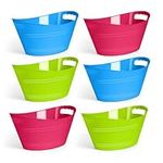 Ice Buckets for Parties, 6pcs Color