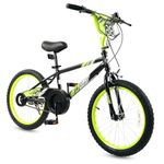 Royalbaby 16 inch Kids Bike Dynamo BMX Style Training Wheels Included Number Plate, Ages 4-7 Year Old Multiple Colors, Green