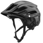 7 iDP M2 Boa MTB Mountain Bike Vented Adjustable Bicycle Helmet (Matte/Gloss Black, M/L)