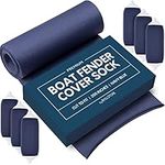 Byllstore Boat Fender Cover Sock | Cut to Fit | Diameter: 10″ - 12″ | Length: 200″ | Approx. 6 Boat Fender Covers