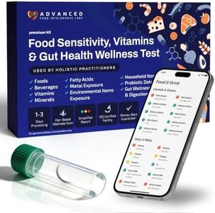 AFIL Premium 1000+ Items Test Kit, Food Sensitivity Test Kit for Adults & Kids, Gluten Intolerance Testing Kit, Comprehensive Food Sensitivity Analysis Perfect for Men, Women, and Kids