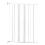 Safetots Extra Tall Screw Fitted Pet Safety Gate, 62.5cm - 106.8cm, White, 103.5cm in Height, Dog Stair Gate, Safety Barrier for Puppy