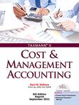 Taxmann's Cost & Management Accounting – A student-oriented book with illustrations & diagrams, practical problems with solutions, chapter-wise PPTs, students' & teachers' manuals, etc.