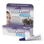 NasalGuard Airborne Particle Blocker Nasal Gel for Air Travelers - Drug-Free, Non-irritating, Non-drowsy, Ideal for Airplane Travel (Unscented) - Over 150 Applications Per Tube (0.1 oz, Pack of 1)