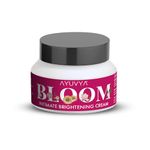 Ayuvya Bloom Intimate Brightening Cream for Dark Inner Thighs & Bikini Area with Coffee & Orange Extract, Mulethi, Almond Oil & Pomegranate | 100% Ayurvedic | 50g