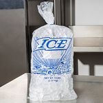 5 lb. Clear Plastic Ice Bag with Igloo Graphic - 1000/Bundle