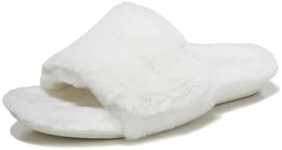 Vionic Dream Women's Supportive Slipper, Marshmallow Faux Shr, 9