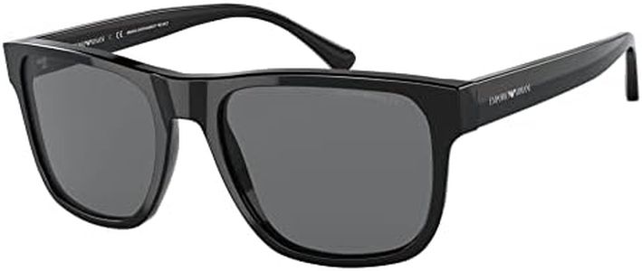 Emporio Armani 0EA4163 Occhiali, Black/Grey, 56 Uomo