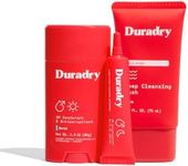 Duradry 3-Step Protection System - AM Deodorant, PM Antiperspirant Gel, Deep Cleansing & Deodorizing Body Wash, Prescription Strength, Excessive Sweating, Hyperhidrosis, Block Sweat & Odor - Barça