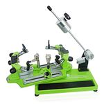 RCJCQSR Tennis Stringing Machine, 6-Point Fixed Badminton Racket String Machine,Racquet Rotation/Anti Slip Pull Wire Restring Tools