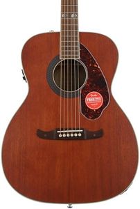 Fender Tim Armstrong Hellcat Concert Acoustic Guitar, Natural, Walnut Fingerboard