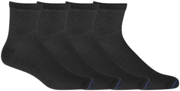 Dr. Scholl's Men's Diabetes & Circulator Casual Sock, Black, 12.5-15 US, Black, 13-15