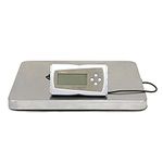 T-Mech 200kg Digital Postal Weighing Scales Letter & Parcel, Stainless Steel, 41cm x 36cm Weighs up to 200kg/ 440lb