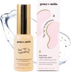 grace & stella Hyaluronic Acid Serum for Face - Hydrating Face Serums for Women - Anti Aging Serum for Fine Lines - Acide Hyaluronique Hydrating Serum - Vegan, Paraben-Free (30 ml/1 fl oz)