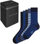 FALKE Men Happy Box 5-Pack Socks, Multicolor (Sortiment 10), 6.5-9