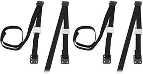 Safety 1st Furniture Strap, 4PK, One Size, Black, 4 Straps