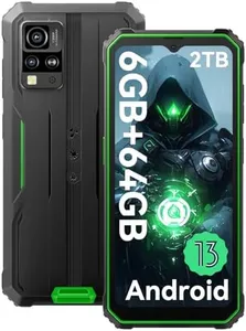 Blackview Rugged Phones Unlocked, 2024 BV4800 Rugged Smartphone, 6GB+64GB/SD 2TB, Android 13, 5180mAh, 6.56''HD+, IP69K Waterproof Smart Phone, Fingerprint Unlock, 4G, NFC, 3 Card Slots, Glove Mode