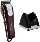 Wahl Professional - 5-Star Magic Clip Cord/Cordless Hair Clipper #8148 - Includes Weighted Cordless Clipper Charging Stand #3801-100 - for Professional Barbers and Stylists