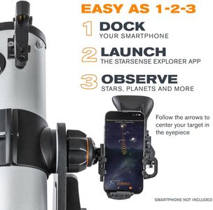 Celestron StarSense 114mm Dobsonian Telescope – Easy Setup, High Power