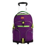 J World New York Unisex-Child Lunar Laptop Rolling Backpack, Purple, 20 cm