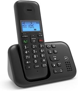 BT 3960 Cordless Landline House Phone, Nuisance Call Blocker, Do Not Disturb button, Answer Machine, Single Handset Pack