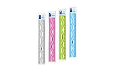 Staedtler Ultra Flex Ruler 30 cm in Pack of 4 nos in 4 Assorted Colours