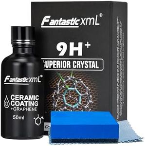 Nano Ceramic Car Paint 9H Coating Kit Polish Liquid 50ml Plus Car Wash Shampoo - Super Hydrophobic Ceramic Glass Coating Paint Care