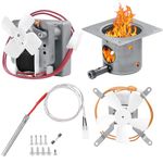 Upgrade Grills Replacement Parts Kit for Pit Boss, Traeger Wood Pellet Grills, Include 2.0 RPM Auger Motor, Hot Rod Ignitor, Fire Burn Pot, Induction Fan, Fit for Camp Chef, Z Grills Pellet Grill