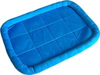 The Pets Company Self-Warming Dog Bed for Medium Dogs | Light Weight Washable Pet Mat Fits Dog Crate | Blue, Medium, 24 x 17 inches