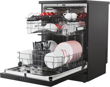 Hoover H-DISH 300 Dishwasher – Black Freestanding