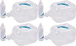 4X Ezy-Aid 5L Ultrasound Gel with 250ml Refill Bottle | 5 Litre Clear Transmission Gel | Non Staining, CE Certified | 4X 5 Litre