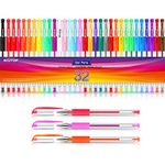 Gel Pens, Niutop 32 Colors Gel Marker Set Colored Pen with 40% More Ink for Adult Coloring Books Drawing Doodling Bullet Journaling Crafts Scrapbooks