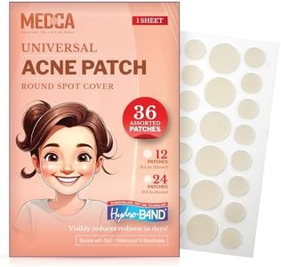 MEDca Acne Patches for Face - Hydrocolloid Bandages (36 Count) Pimple Patches for Face in 2 Universal Sizes, Acne Spot Treatment Care for Face & Skin Spot Patch Conceals Zits, Acne and Blackheads