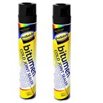 PACK OF 2 Prosolve Bitumen Cold Joint Sealer Aerosol 750ml adhesive tack coat Tarmac & Gutter Sealer