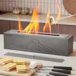 monTEK Tabletop Fire Pit, Concrete 