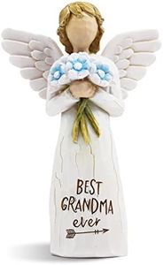 AUKEST Grandma Gifts - Mothers Day Birthday Gifts for Grandma from Granddaughter, Grandchildren - Great Best Grandma Gifts Sculpted Hand-Painted Figure