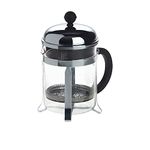 Bodum 17oz Chambord French Press Coffee Maker, High-Heat Borosilicate Glass, Polished Stainless Steel – Made in Portugal