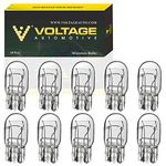 Voltage Automotive (10 Pack) 7443 Automotive Brake Light Turn Signal Side Marker Tail Light Bulb - Standard Replacement