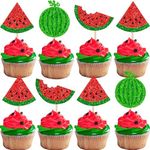 Rsstarxi 24 Pack Watermelon Cupcake