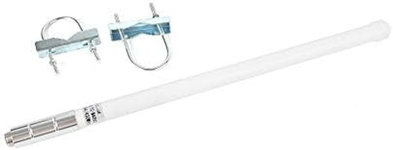 HYS 2.5dBi 100W 15.7inch Fiberglass Outdoor Antenna with SO239 (UHF-Female) Connector for Car Taxi Mobile Ham Radio Transceiver