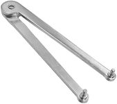 Universal Adjustable Angle Grinder Wrench Pin Spanner Locknut Wrench for Backing Pads on Angle Grinder and Round Nuts with Drilled Holes