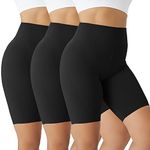 VALANDY Womens High Waisted Sport Bike Shorts Tummy Control Waistband Gym Workout Biker Short Compression Shorts Leggings