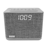 iHome iBT232 USB Charging Bluetooth Dual Alarm FM Clock Radio with Speakerphone (Gray)